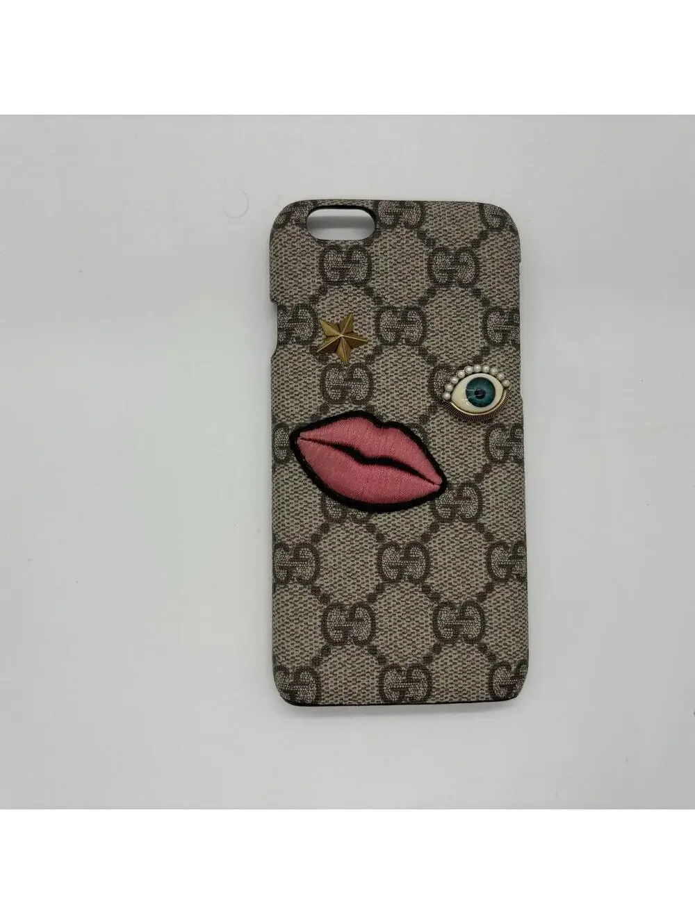 GUCCI GG iPhone 6 Case Embroidered Face